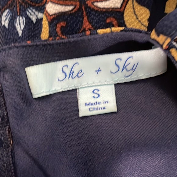 She & Sky peplum camisole size S - Picture 5 of 6